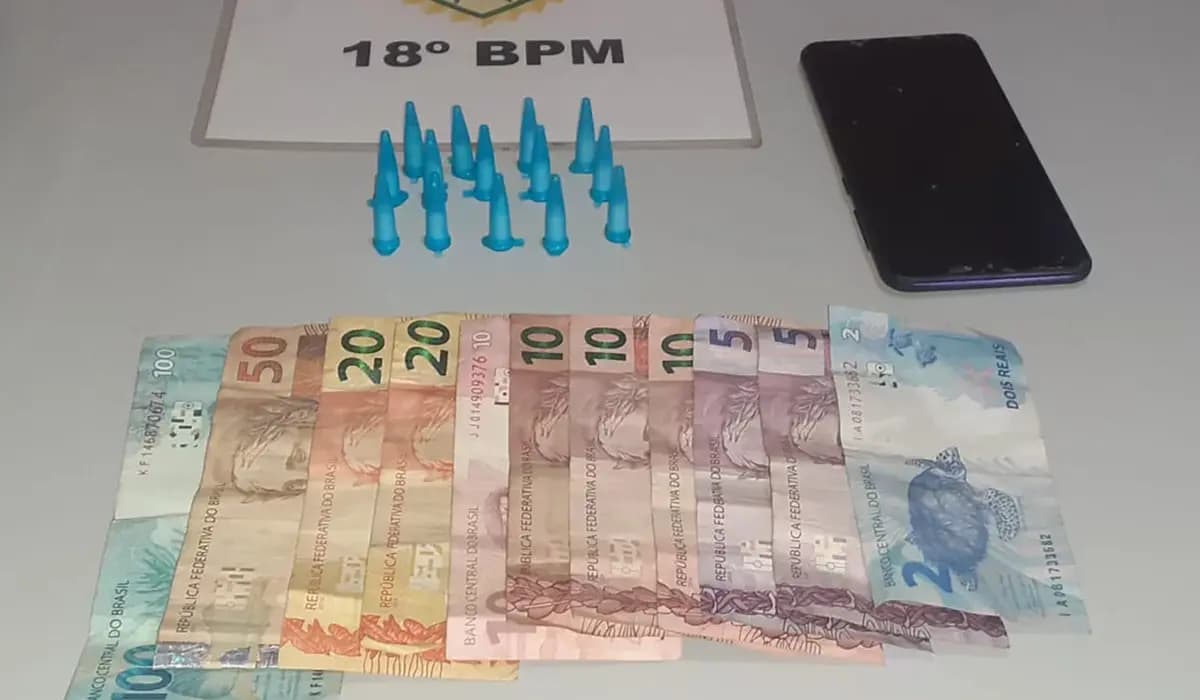 Polícia Militar apreende adolescente com substâncias ilícitas em São Sebastião da Amoreira
