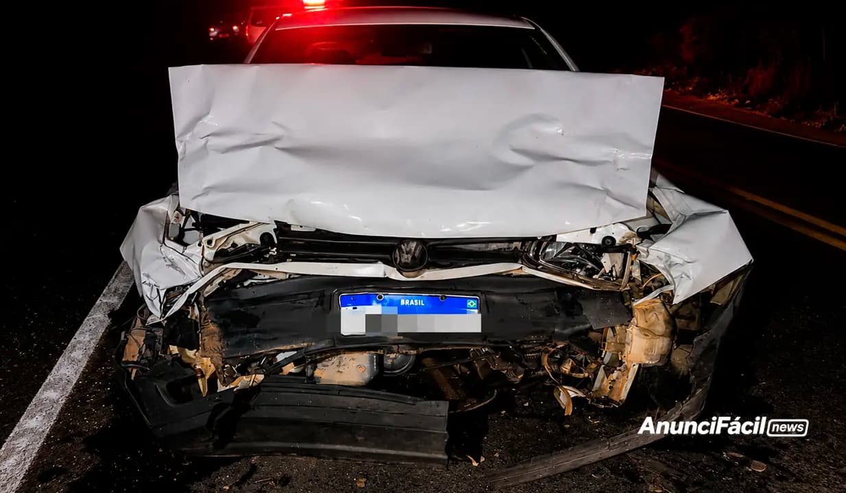 Duas mulheres ficam feridas após colisão traseira provocada por tentativa de evitar atropelamento de cachorro na PR-090, em Assaí