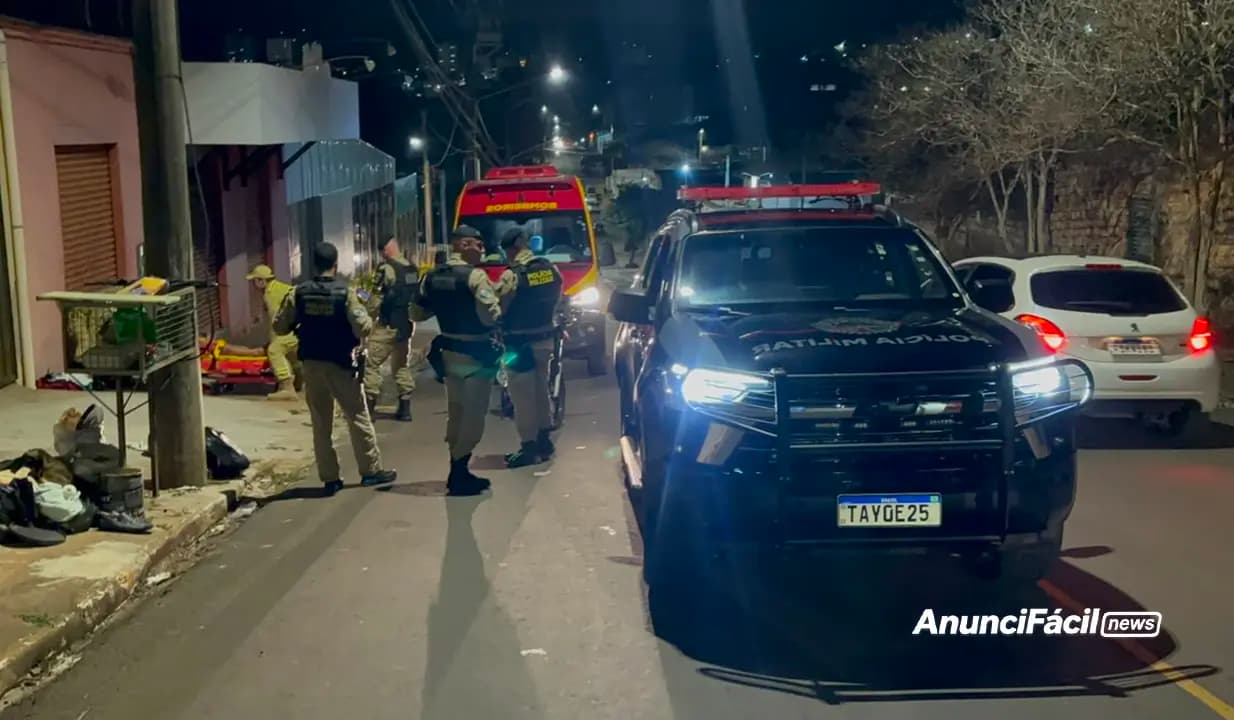 Motociclista fica ferido após acompanhamento policial terminar em acidente em Cornélio Procópio