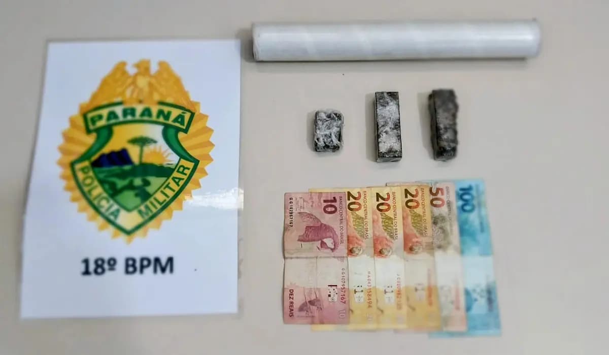 Adolescente é apreendido com maconha durante patrulhamento na Vila Independência