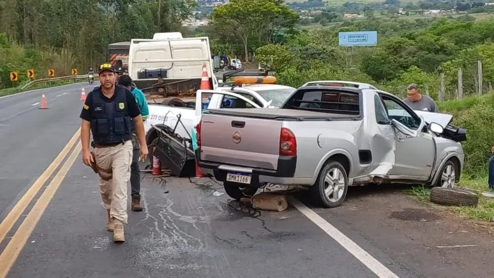 Viatura da Concessionária CCR EPR Envolvida em Acidente F4t4l na BR-153 em Jacarezinho