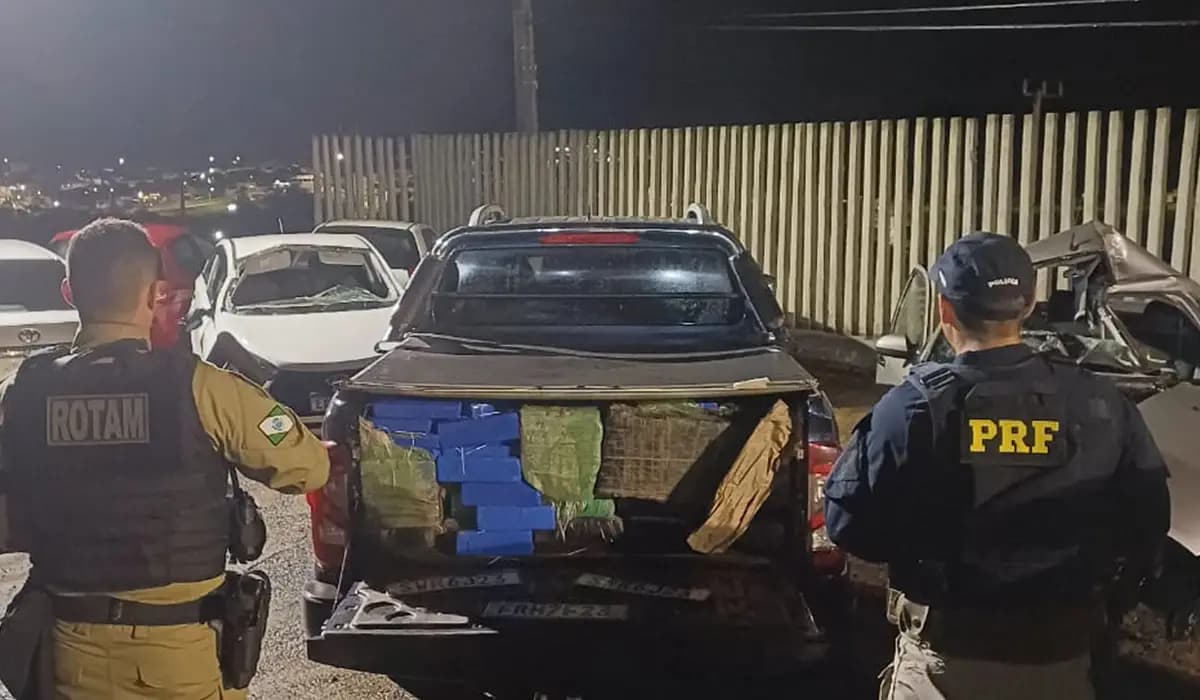 PRF Apreende mais de uma Tonelada de M4conha em Cornélio Procópio