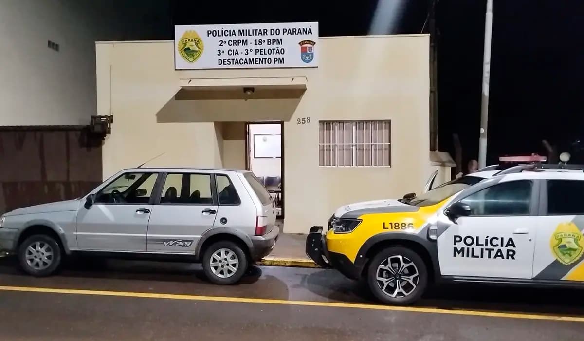 Polícia recupera veículo roubado em Nova Santa Bárbara