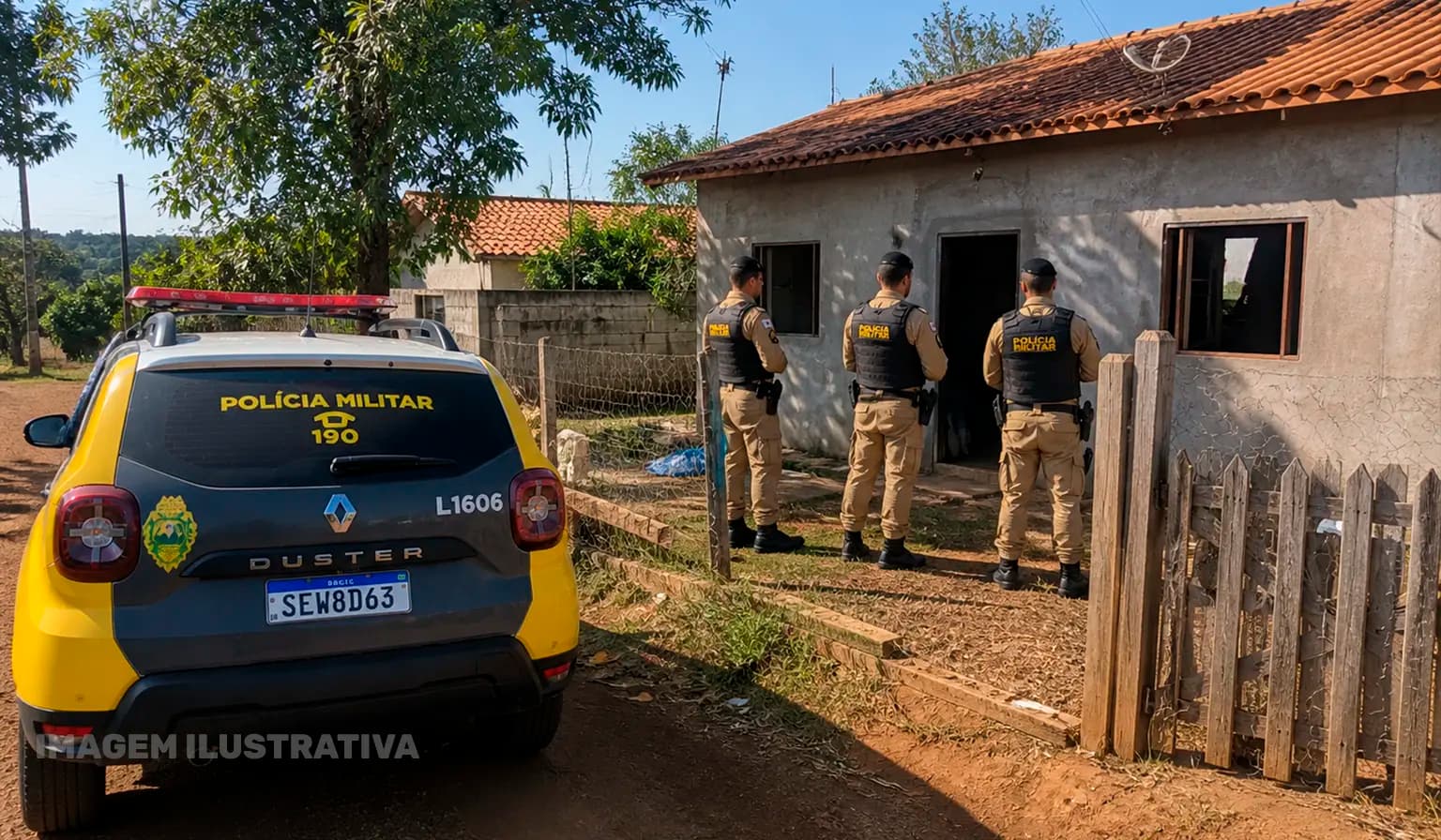 Casa é arrombada e diversos objetos são furtados em condomínio de Sertaneja