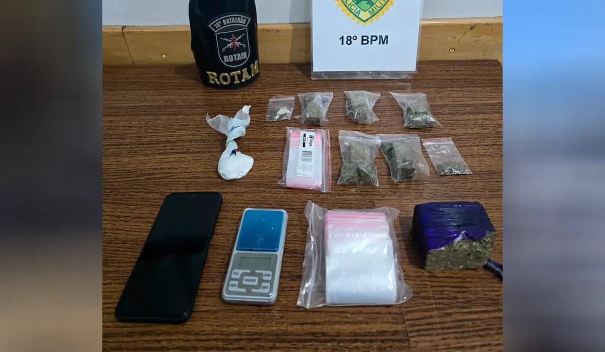 Homem é Preso por Tráfico de Drogas em Cornélio Procópio