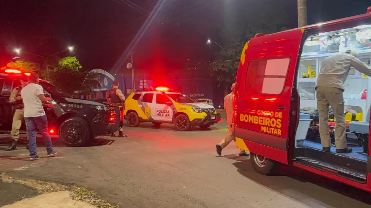 Idoso fica ferido após ser atropelado por motocicleta na Vila Independência em Cornélio Procópio