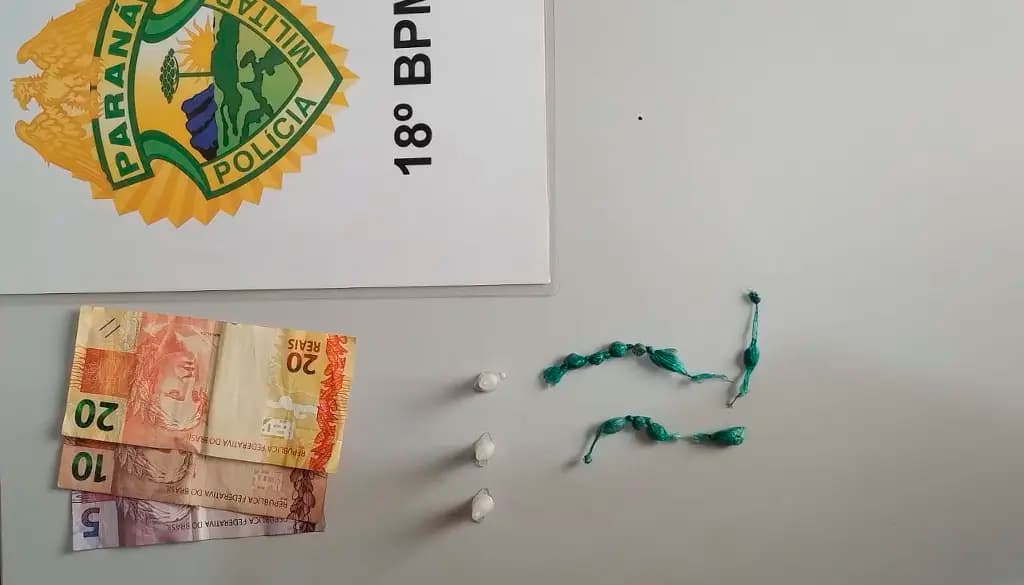 Dois homens são presos por tráfico de drogas em Nova Santa Bárbara
