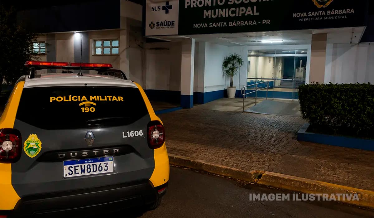 Homem é agredido dentro de casa e sofre ferimento na cabeça em Nova Santa Bárbara