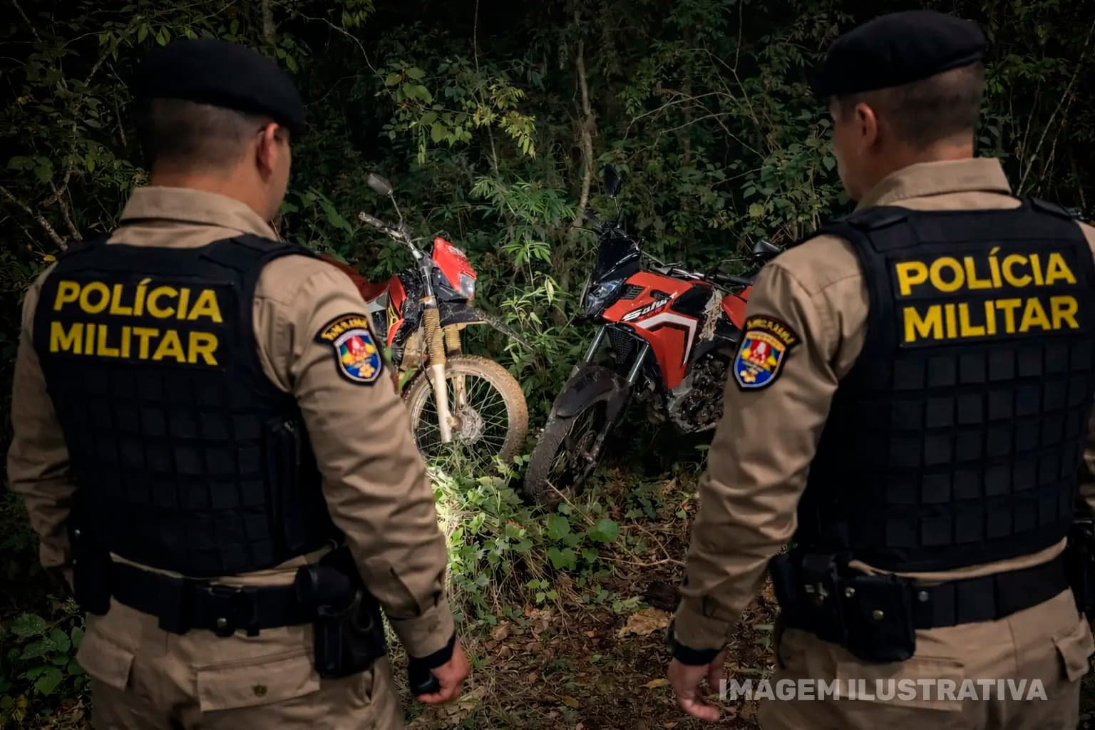 Adolescente é apreendido e duas motocicletas furtadas são recuperadas em Bandeirantes