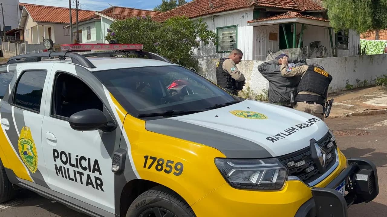 Homem é preso após tentativa de agarrar e beijar jovem à força em Cornélio Procópio