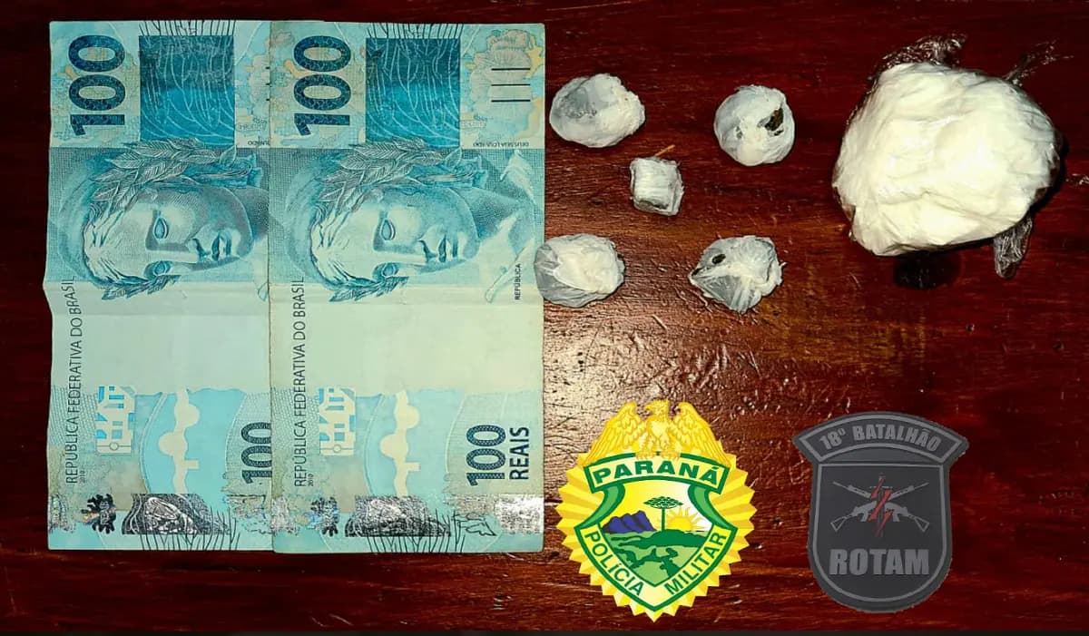 ROTAM Prende Suspeitos de Tráfico em Bandeirantes Durante Patrulhamento na Vila São Pedro