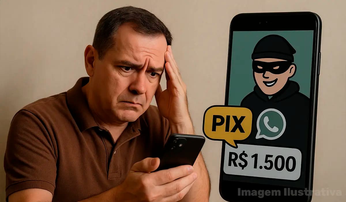 Morador perde R$ 1.500 em golpe do falso WhatsApp e evita segundo prejuízo em Rancho Alegre