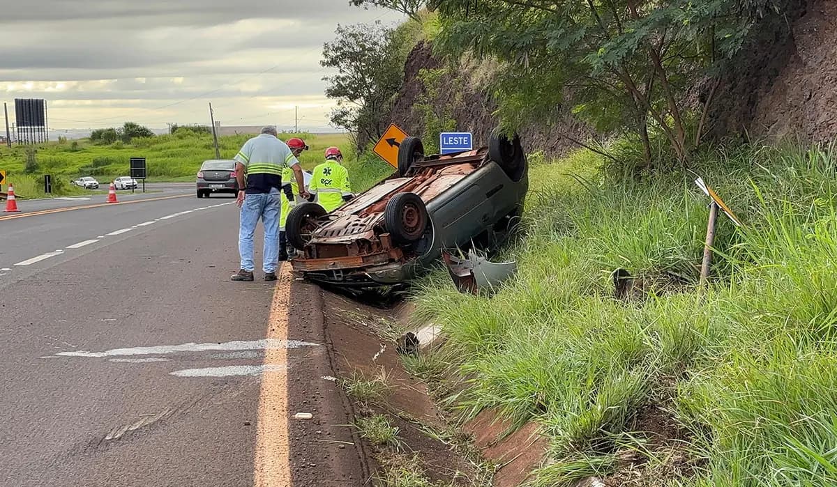 Capotamento na BR-369 Mobiliza Equipes de Resgate em Cornélio Procópio