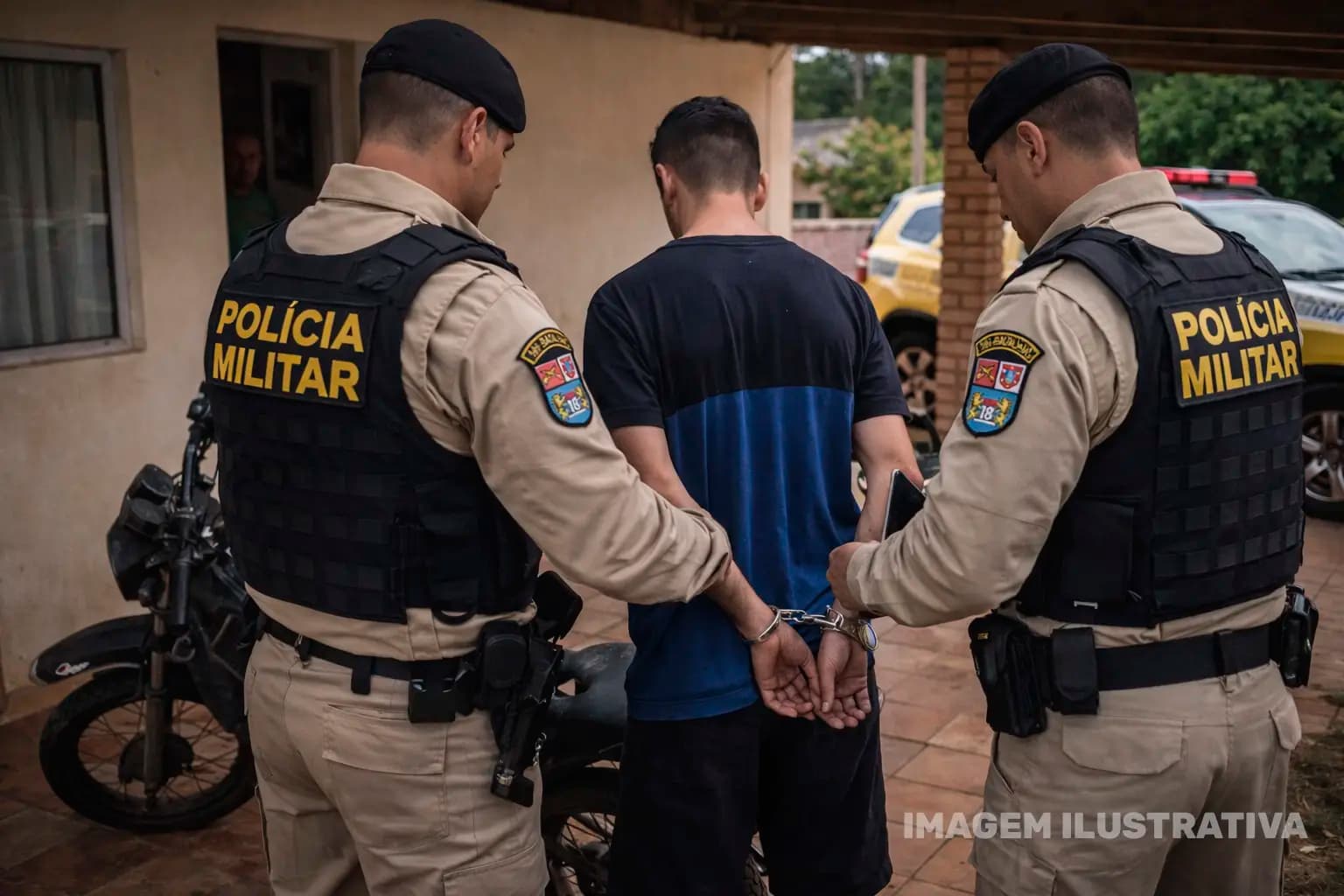 Fuga de motociclista termina em prisão e apreensão de veículo adulterado em São Sebastião da Amoreira