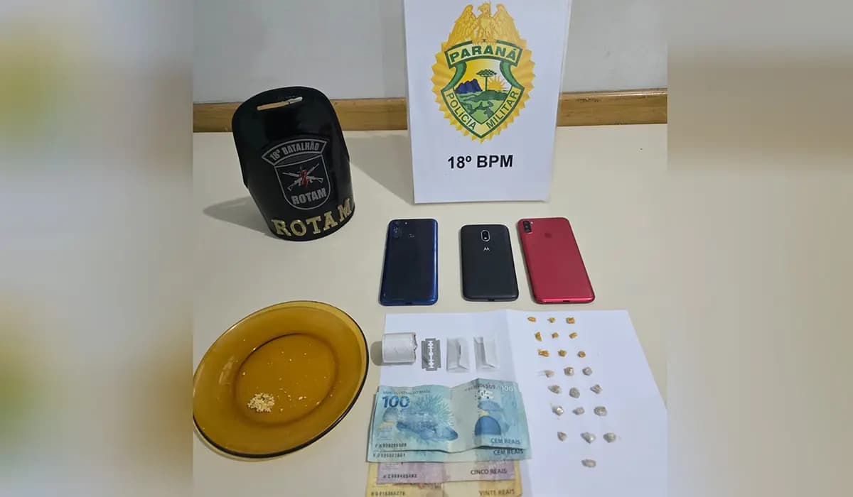 Tráfico de Drogas em Cornélio Procópio: Polícia prende homem com drogas prontas para venda
