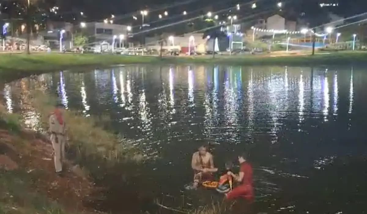 Homem é Resgatado de Afogamento no Lago São Luís Durante a Virada do Ano em Cornélio Procópio