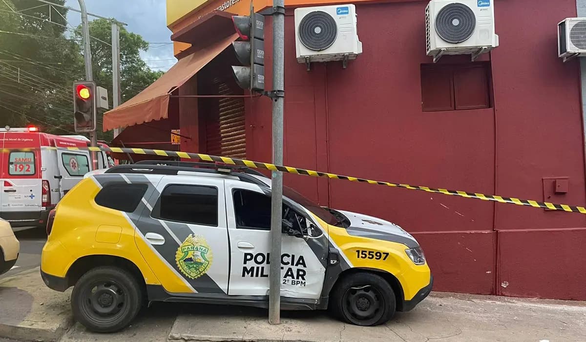 Homem em Surto Furta Viatura e M0rre Durante Atendimento em Santo Antônio da Platina