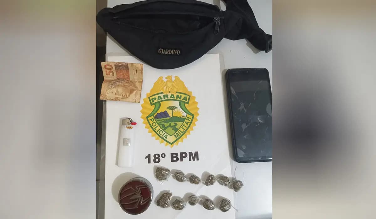 ADOLESCENTE É APREENDIDO COM DR0GAS EM ITAMBARACÁ