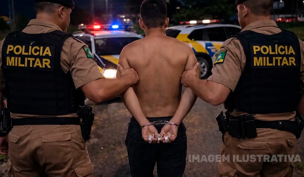 Homem é preso com cocaína após abordagem policial na PR-160 em Cornélio Procópio