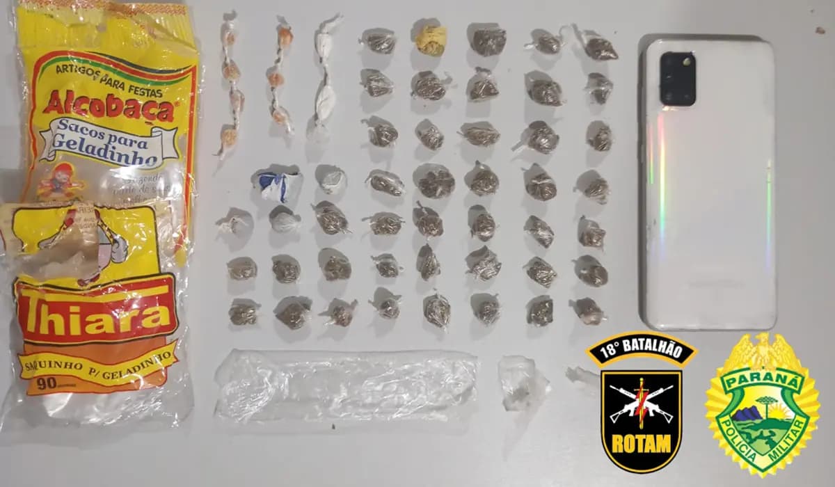 Suspeito de tráfico de drogas é preso pela Polícia em Bandeirantes após denúncia