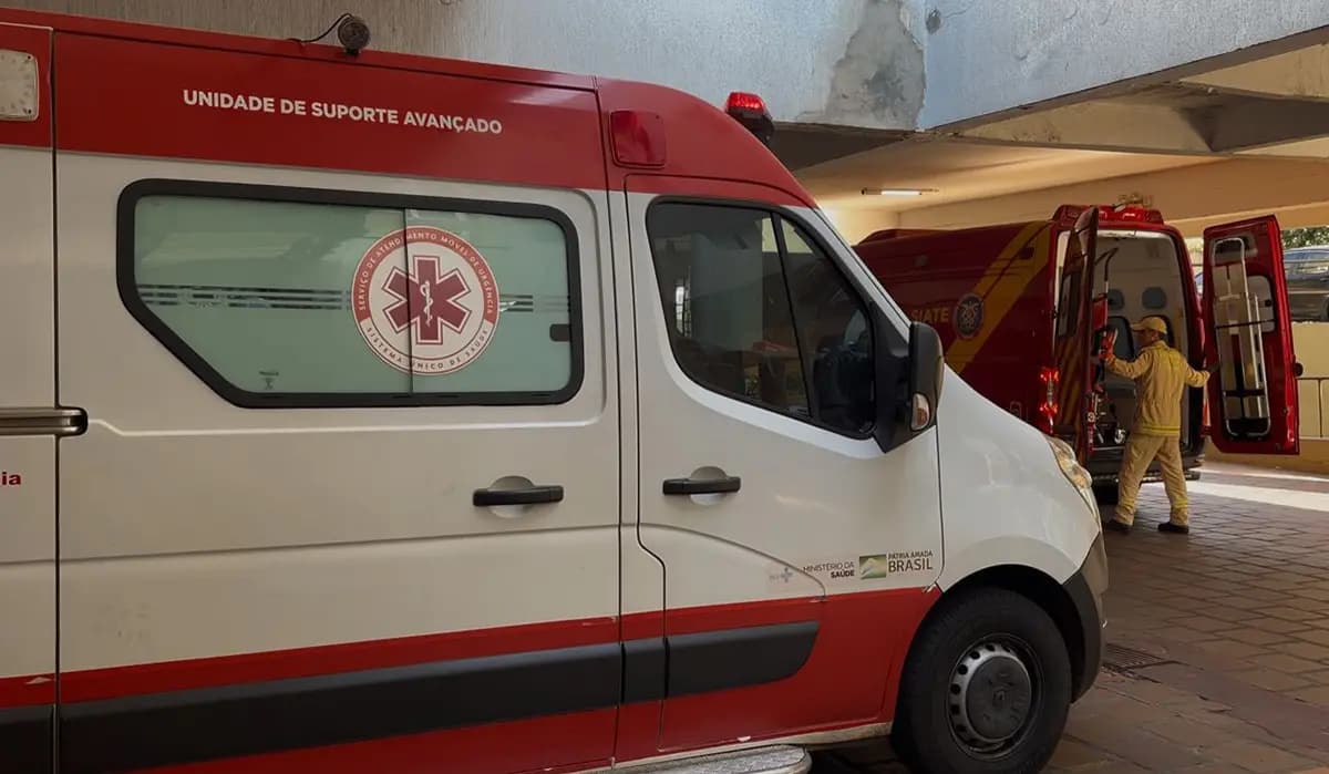 Motociclista fica ferido em colisão lateral na Avenida Dom Pedro I em Cornélio Procópio