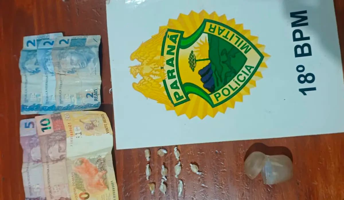 Homem é preso por tráfico de drogas na Linha do Trem, em Bandeirantes