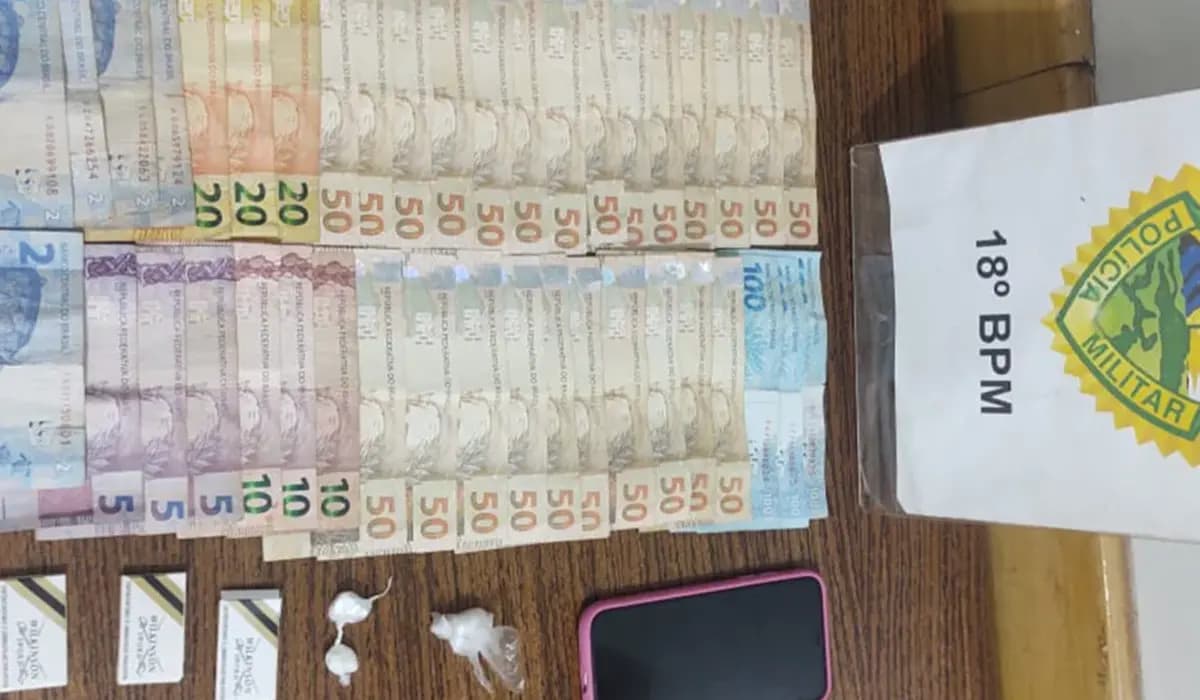 Ação Policial em Santa Mariana Desmantela Ponto de Tráfico