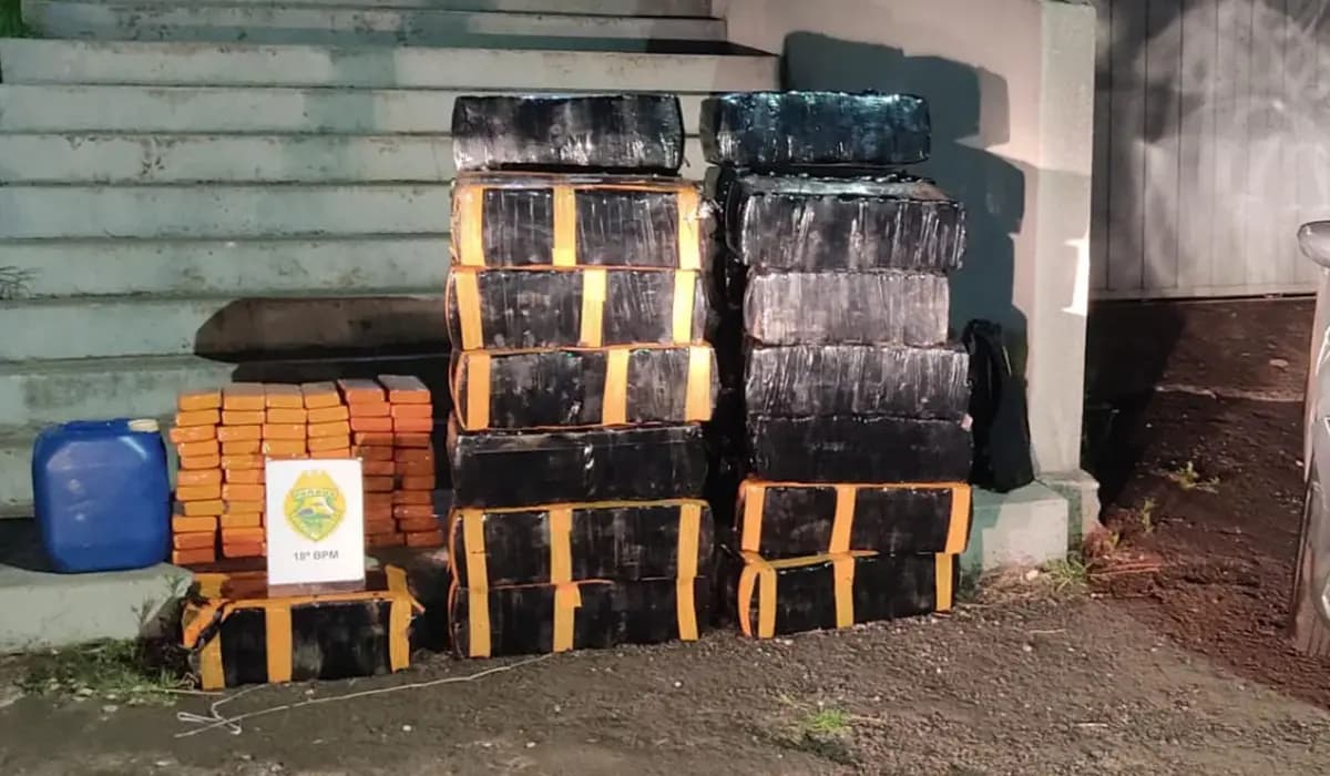 Acompanhamento Policial Termina com Grande Apreensão de Drogas em Sertaneja