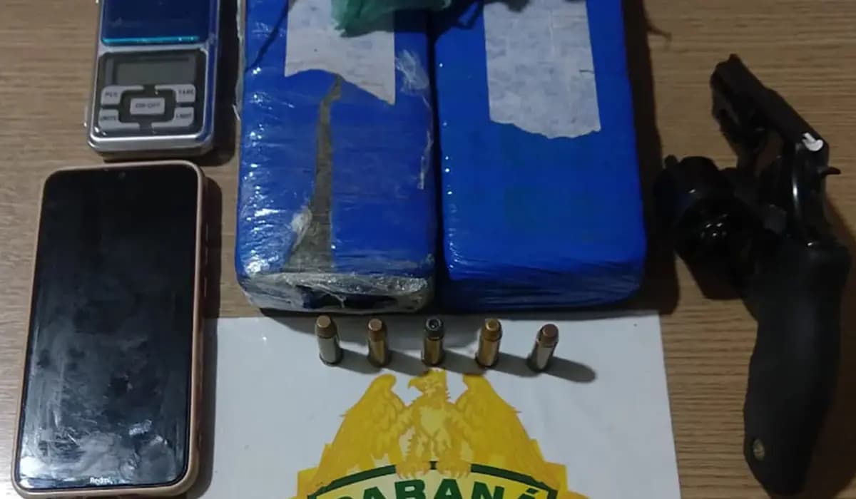 Conflito Doméstico em Sertaneja Termina com Apreensão de Arma de Fogo e Drogas