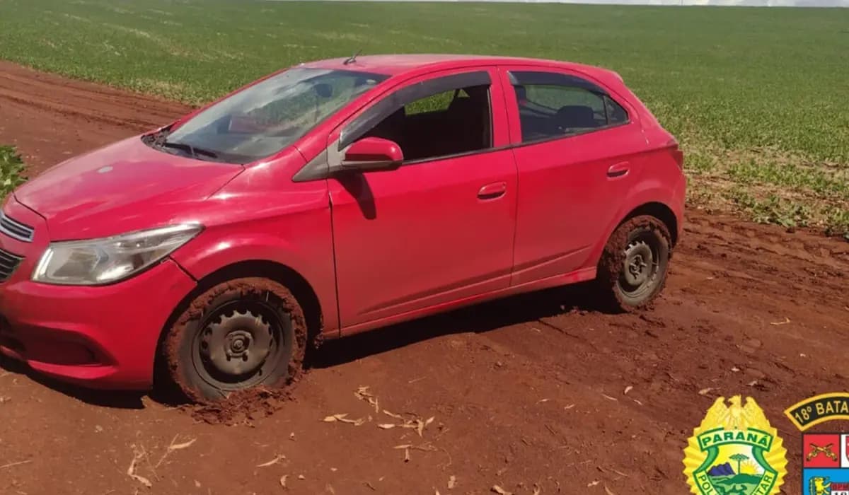 Veículo Roubado em São Sebastião da Amoreira é Encontrado Abandonado em Santa Cecília do Pavão