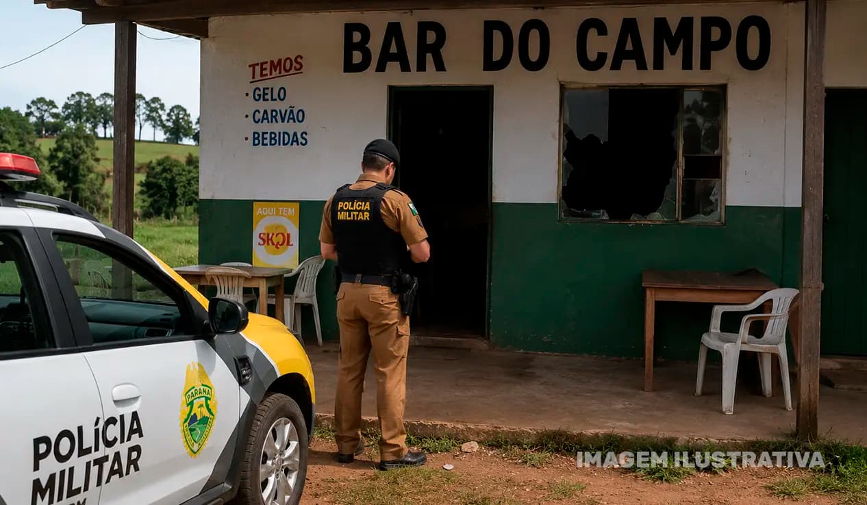 Bar é alvo de furto durante a madrugada em Barra do Jacaré