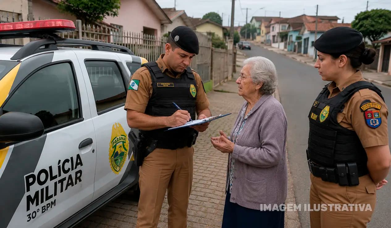 Idosa de 73 anos denuncia falso agente do governo após suspeita de golpe em Itambaracá