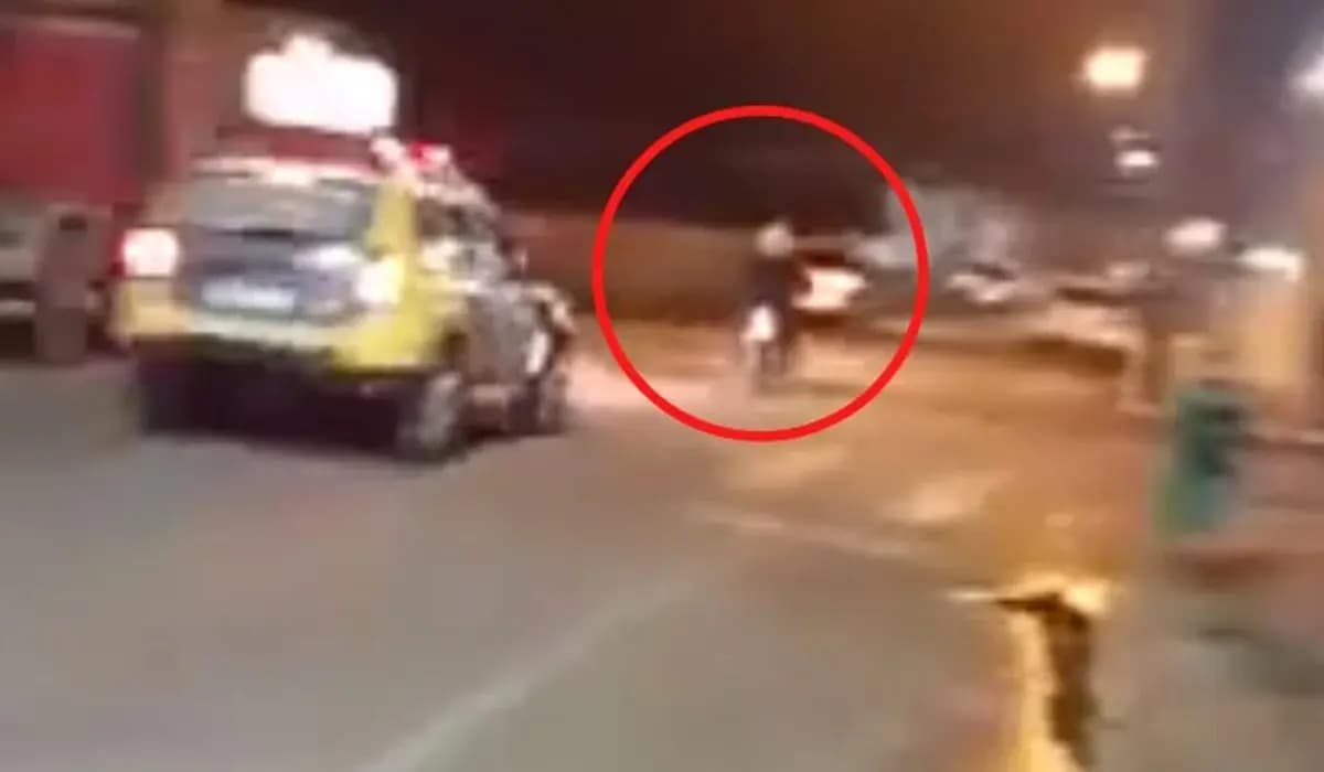Condutor foge da polícia após manobras perigosas no Parque Três Lagos em Andirá