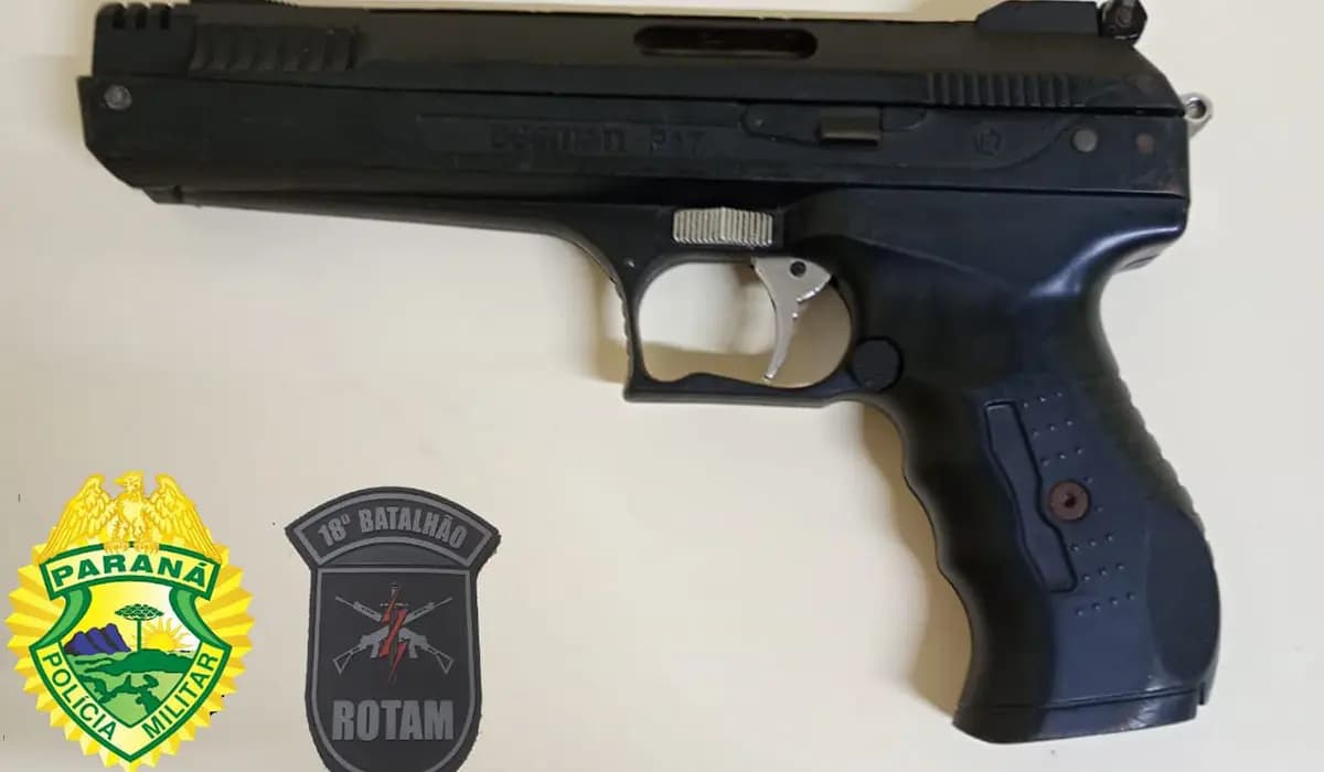 Homem é detido por ameaça, usando arma de brinquedo (simulacro) em Barra do Jacaré