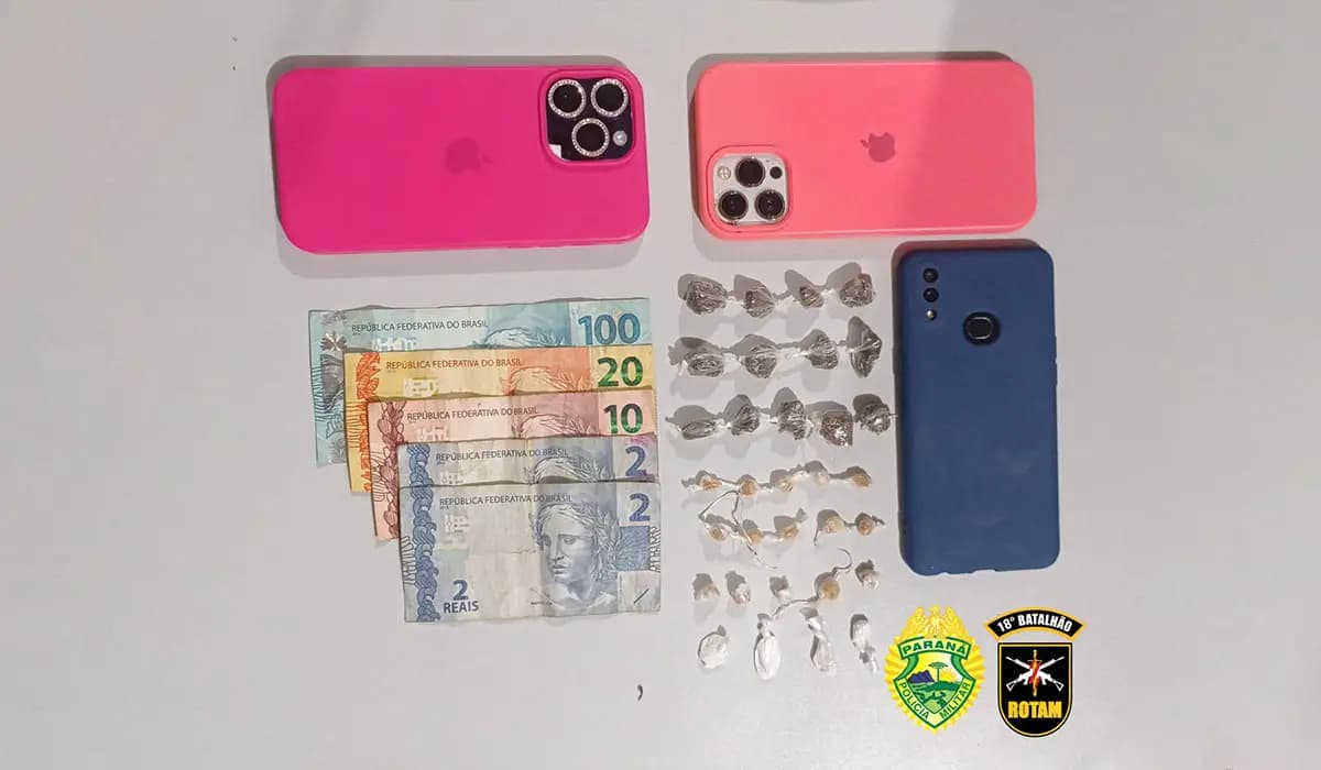 Polícia Militar desmantela ponto de drogas em Bandeirantes