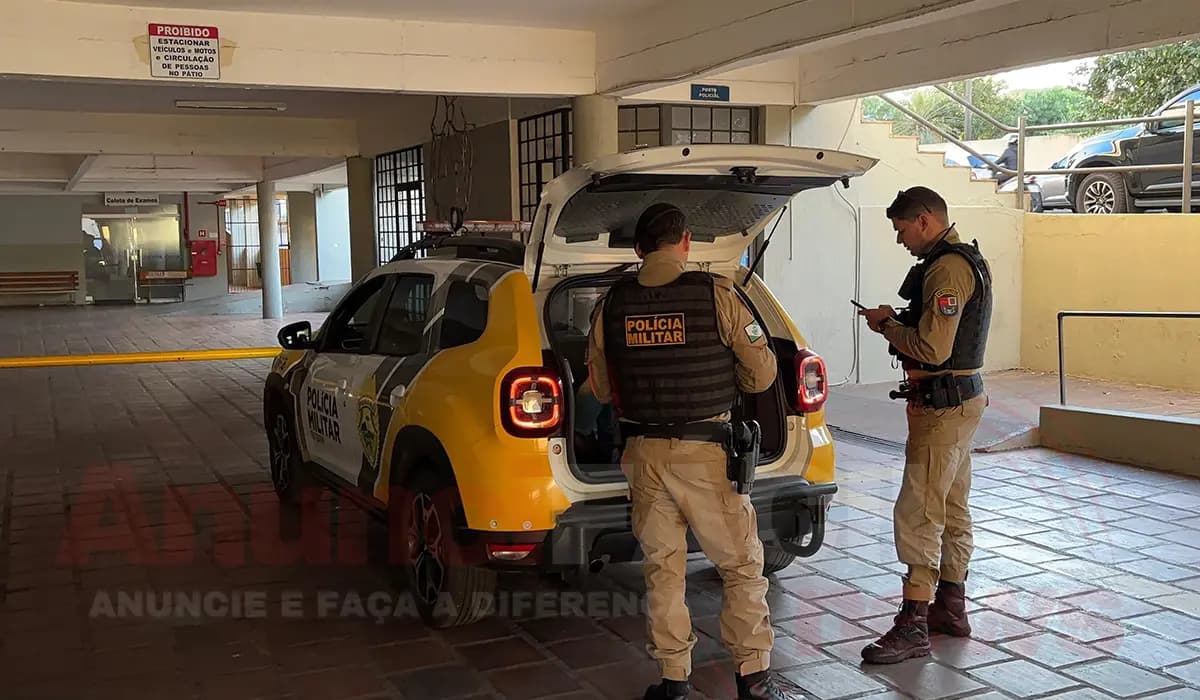 CORNÉLIO PROCÓPIO: Homem é preso após agredir a própria mãe com tijolada no rosto e tentar enforcar animal de estimação