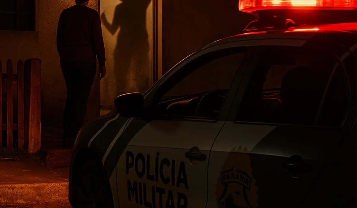 Homem é preso após agredir esposa e sogra com faca e ameaçar incendiar residência em Santa Mariana