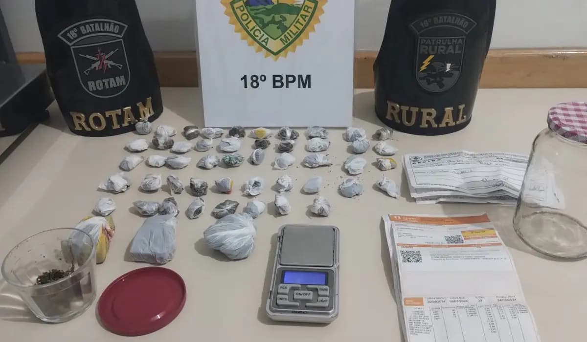 Homem é Preso por Tráfico de Drogas em Cornélio Procópio