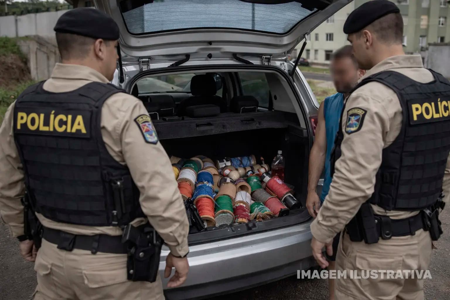 Uso de cerol em linhas de pipa resulta em apreensão de material e termo circunstanciado em Santa Mariana