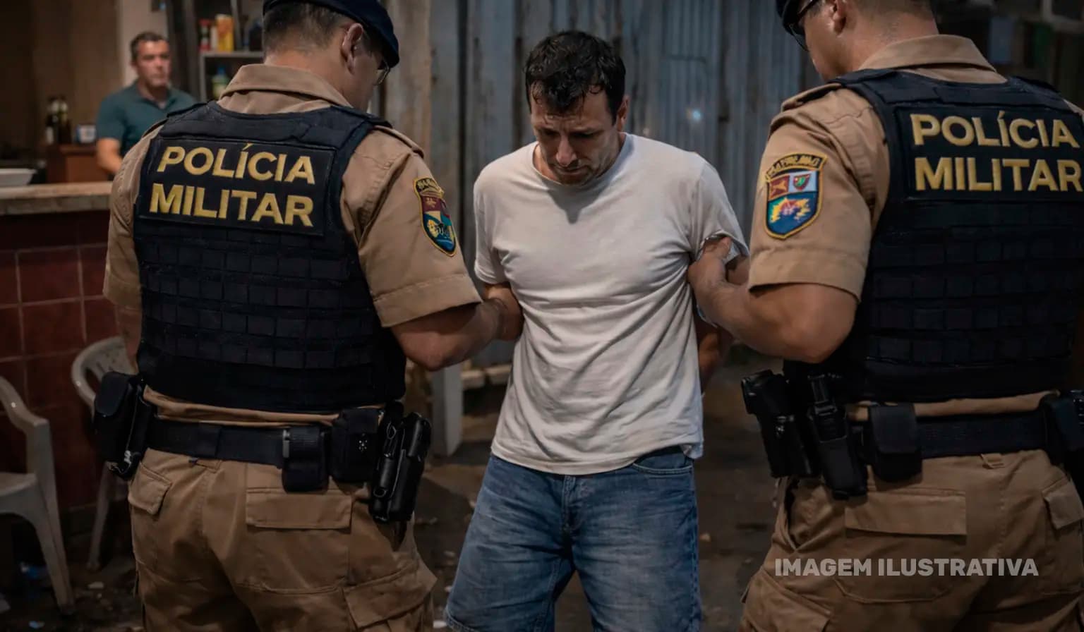 Homem é detido após ameaçar comerciante com faca em Barra do Jacaré
