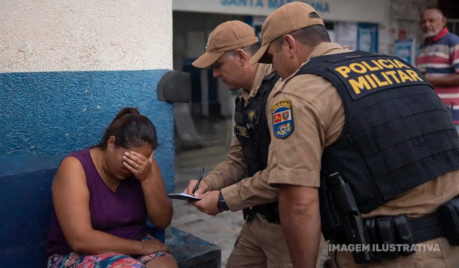 Mulher busca ajuda na rodoviária e agressor é preso por violência doméstica em Santa Mariana