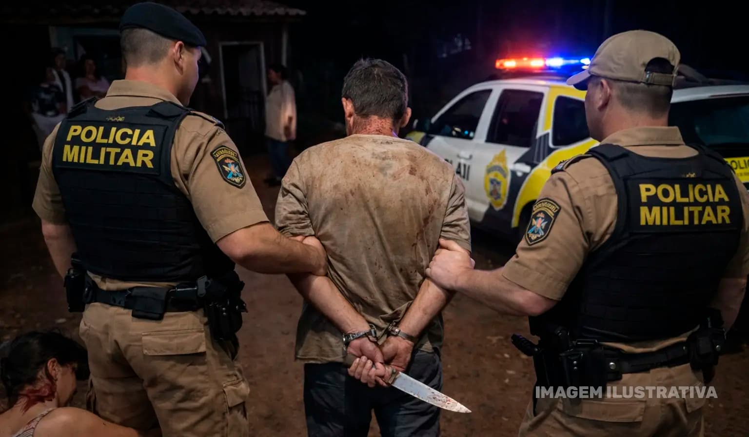 Homem é preso por violência doméstica na zona rural de Assaí