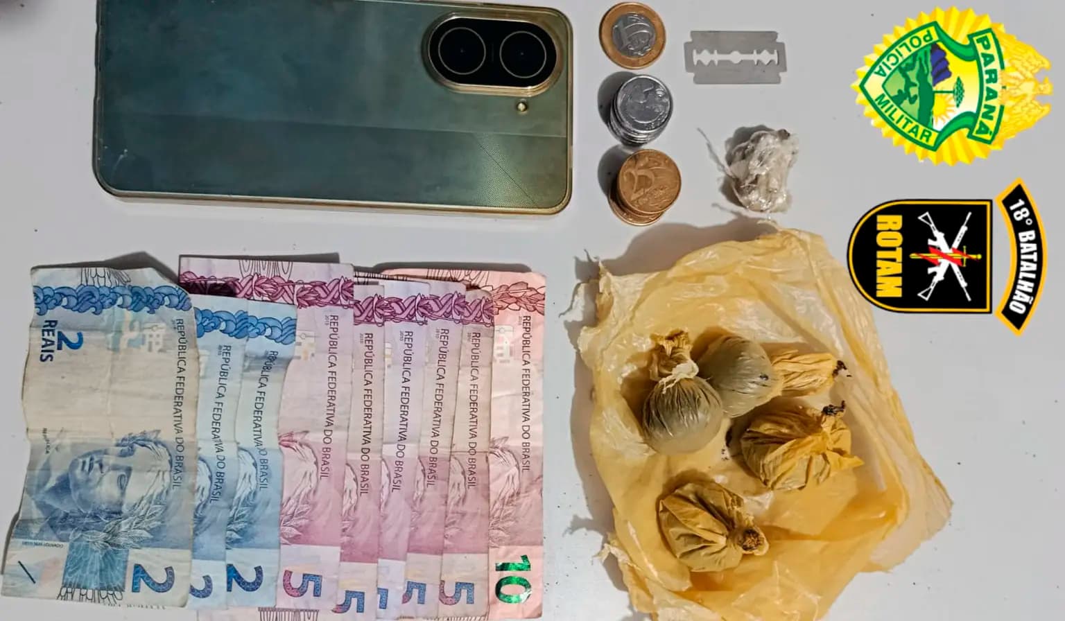 Tráfico de drogas e organização criminosa levam à prisão em Bandeirantes