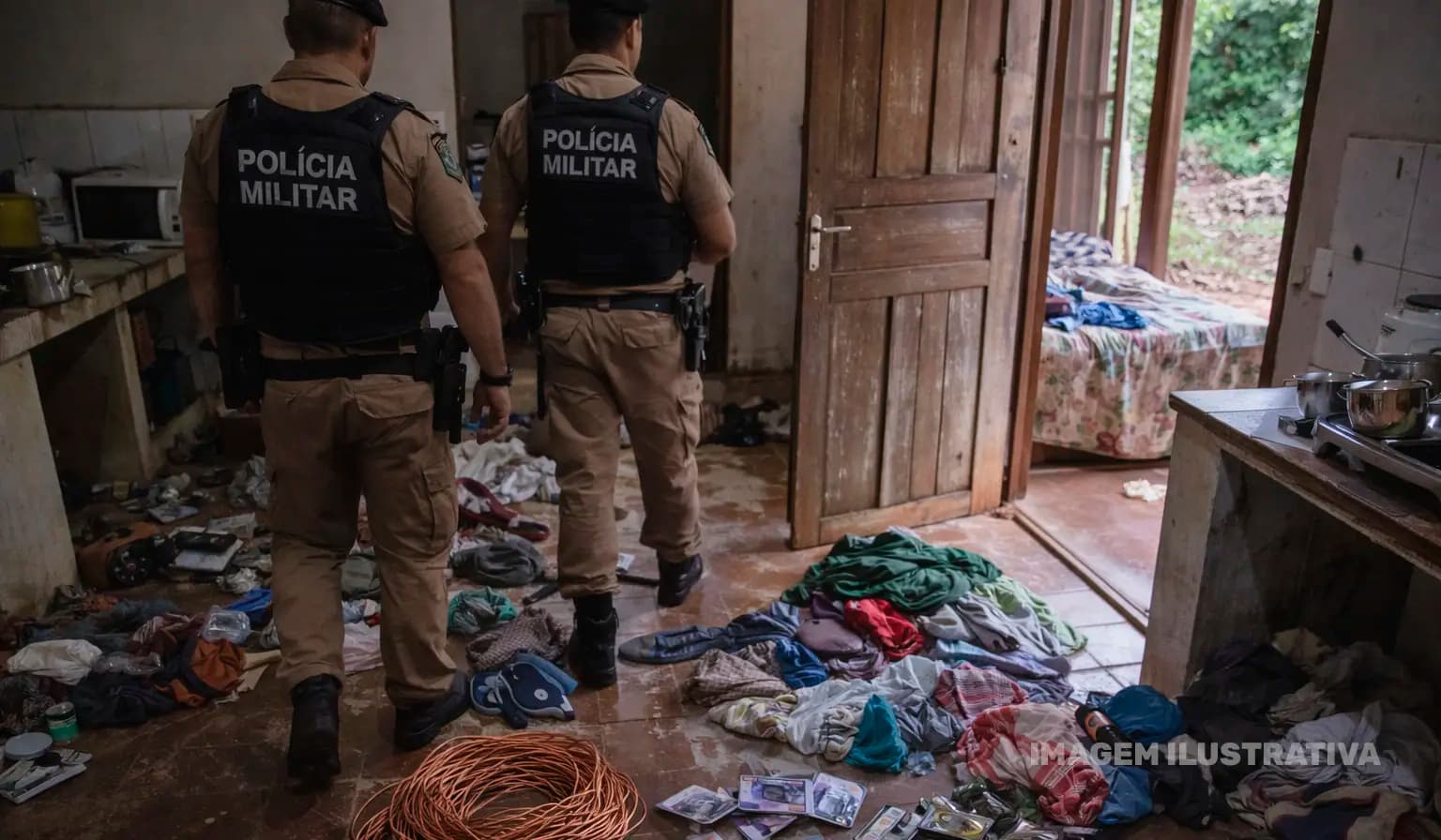 Residência rural é arrombada e tem diversos objetos furtados em Bandeirantes