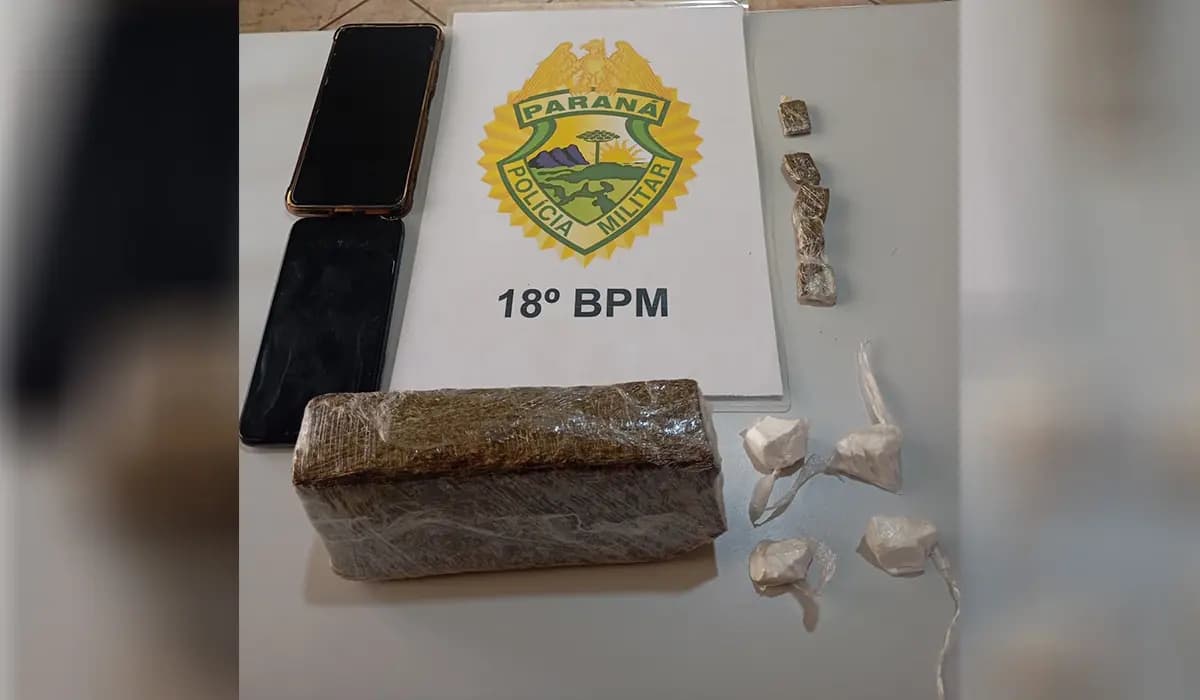 Polícia apreende drogas e prende dois jovens em São Sebastião da Amoreira