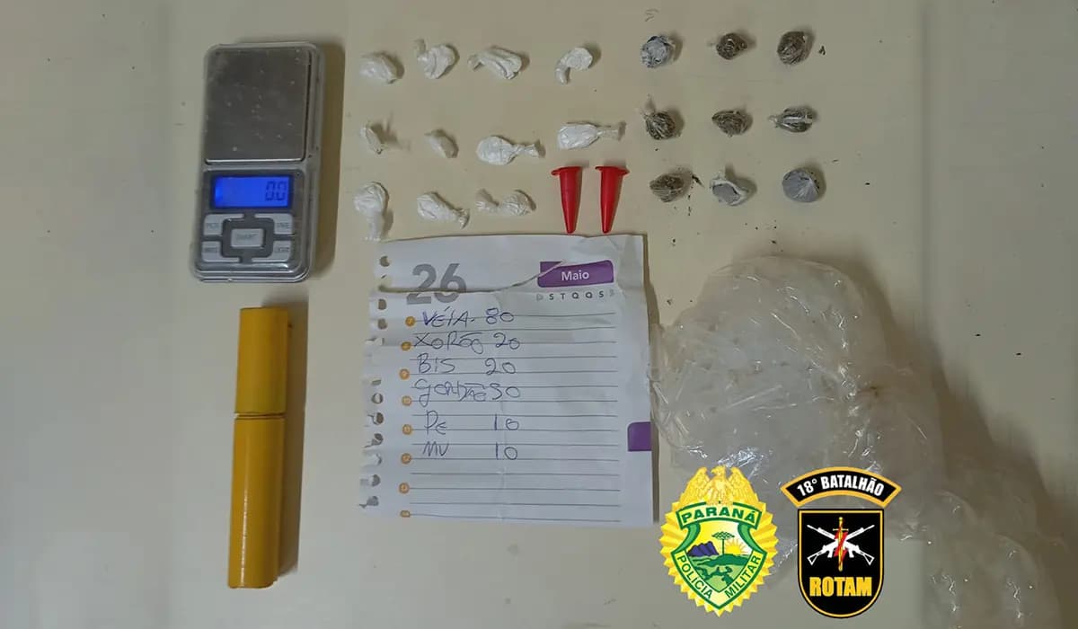 Mulher é Presa por Tráfico de Drogas em Andirá