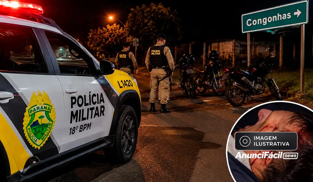 Homem é agredido por três pessoas e fica ferido em distrito de Congonhas