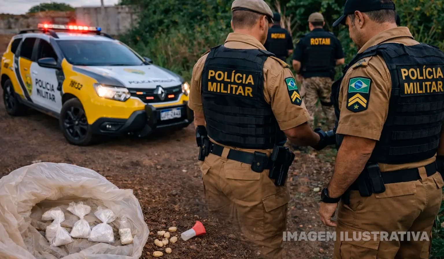 Drogas são apreendidas após denúncia em Cornélio Procópio