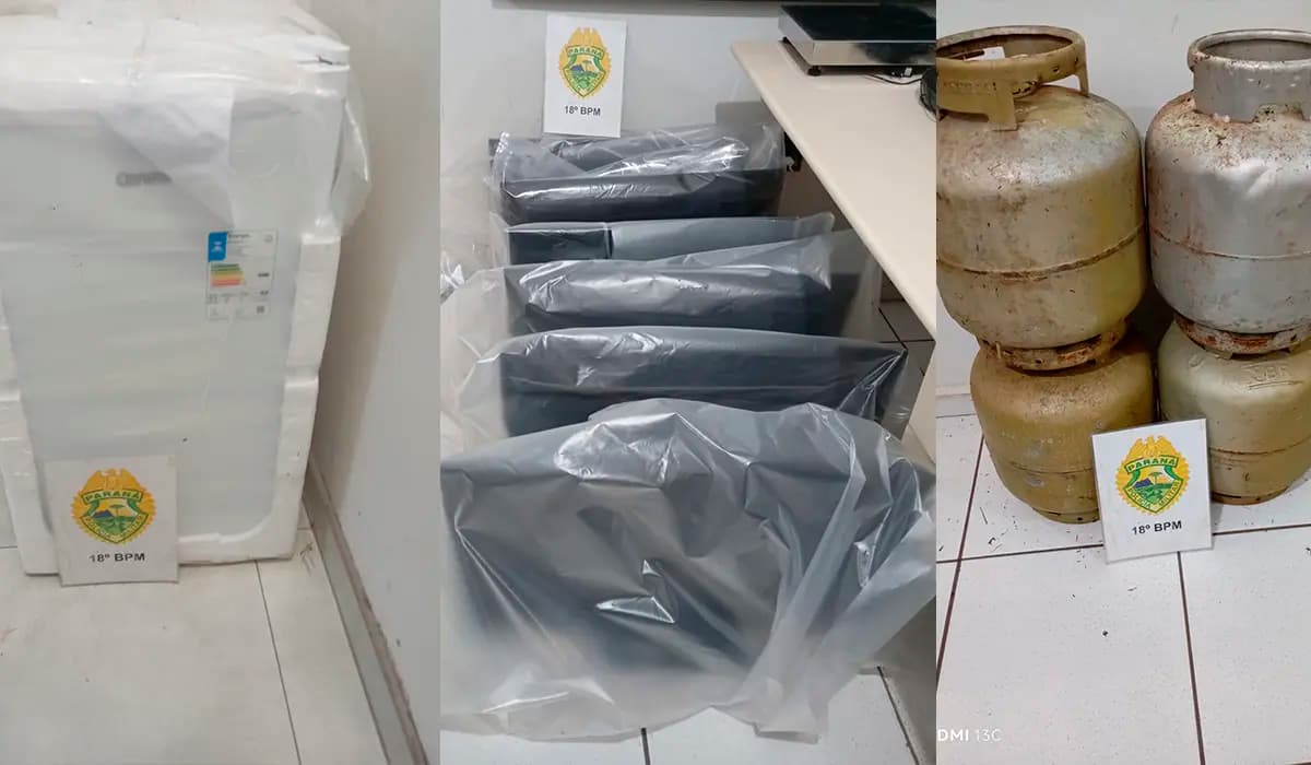 Dupla é presa após furto e objetos são recuperados pela PM em Cornélio Procópio