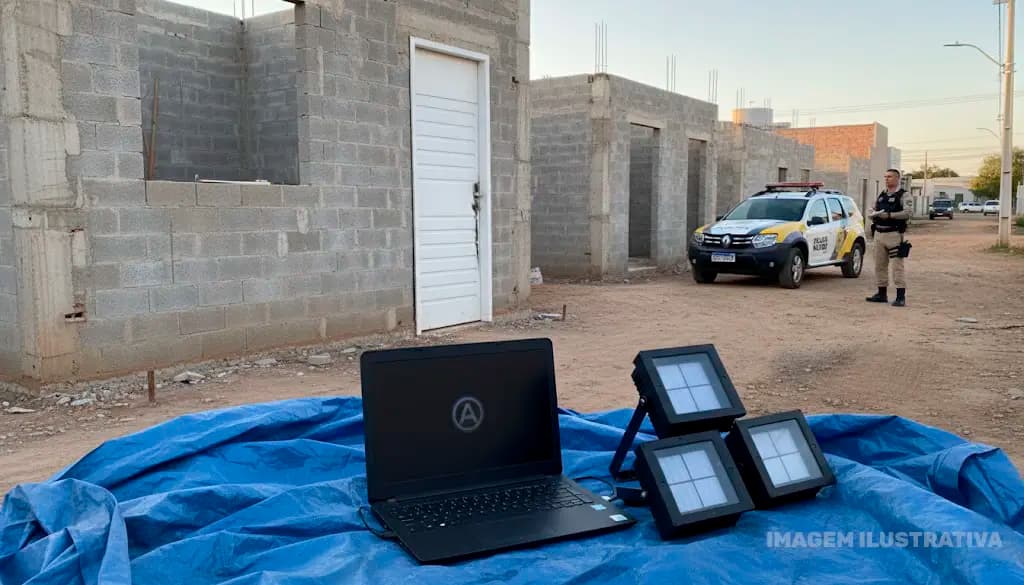 Furto qualificado é registrado em residência em construção em Cornélio Procópio